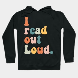 bookworm gift reading books out loud Hoodie